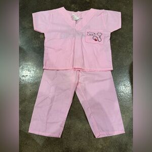 Little nurse scrubs 12 months